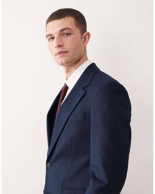 ASOS Blue Skinny Suit Jacket for men