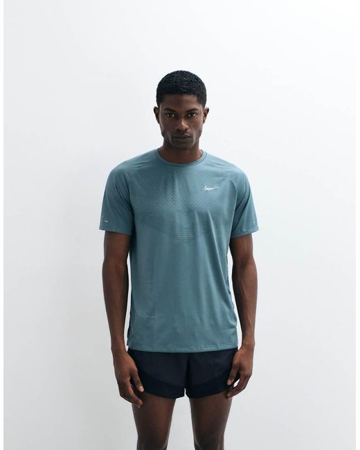 Nike Blue Stride Dri-fit T-shirt for men