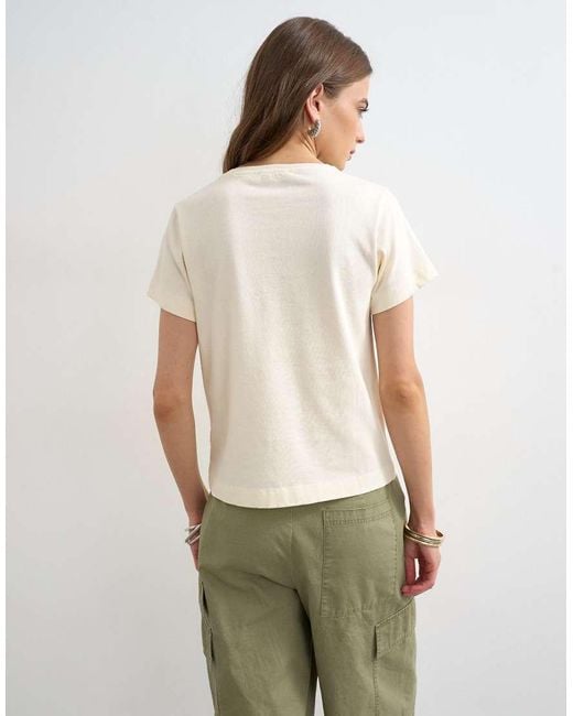 TOPSHOP White 'The Point Of It All' Graphic Tee