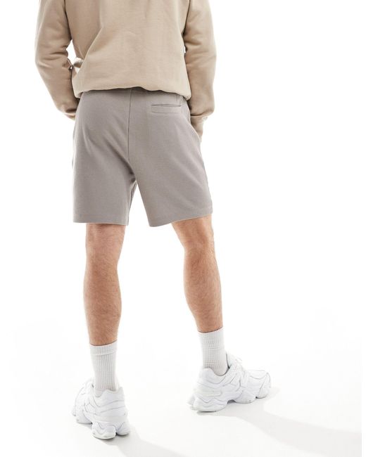ASOS – schmal geschnittene shorts in Green für Herren