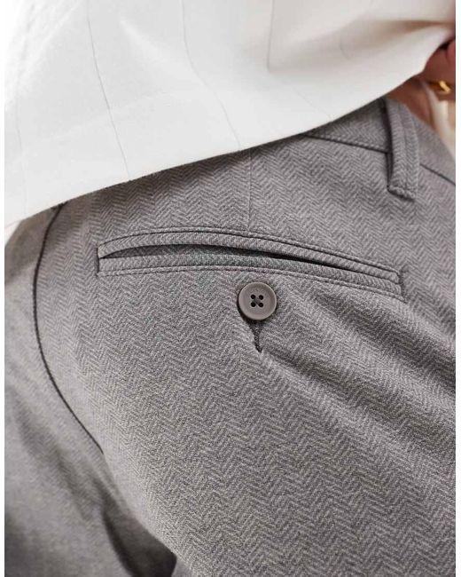 Only & Sons Toelopende, Nette Broek in het White voor heren