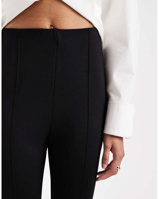 ASOS White Tall Tailored Skinny Ponte Pants With Split