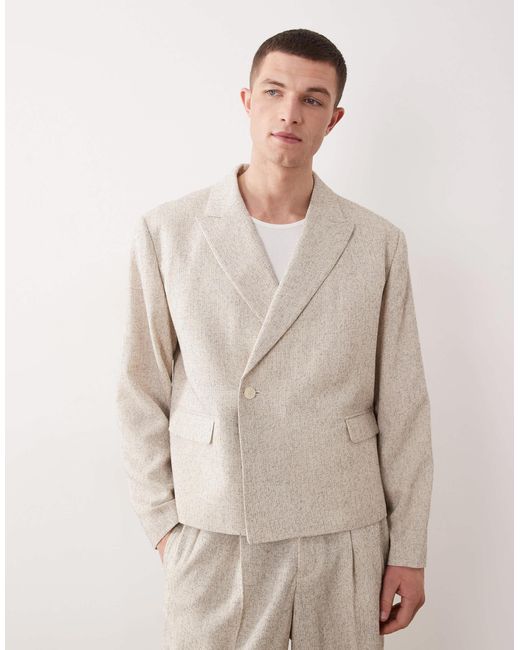 Veste ASOS pour homme en coloris Natural