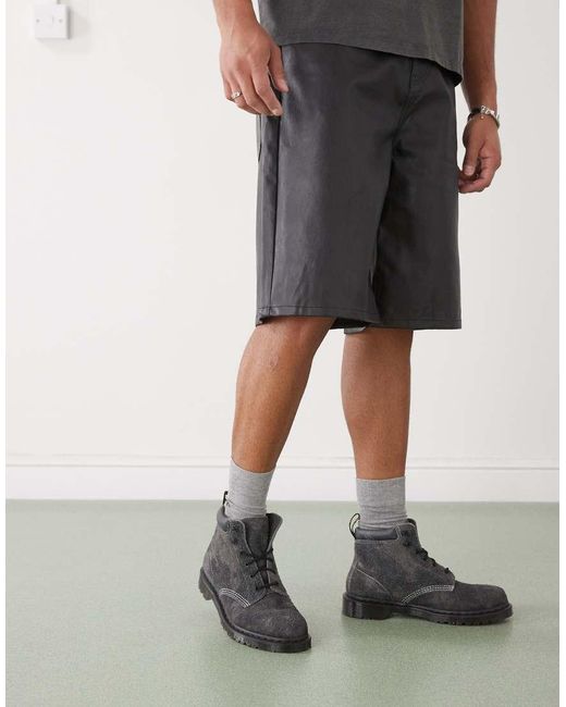 Dr. Martens Black 939 6 Eye Boots for men