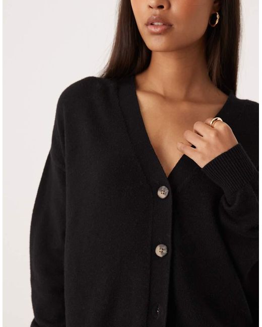 Vila Black Knit Cardigan