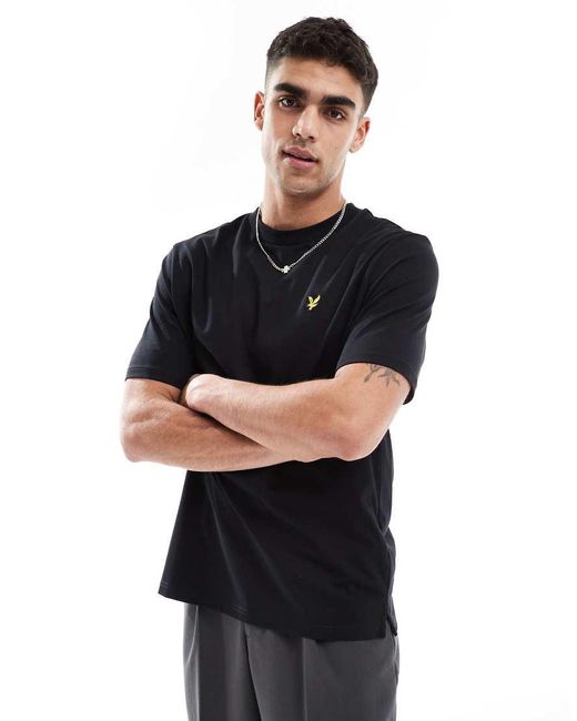 Lyle & Scott Black Oversized T-Shirt for men
