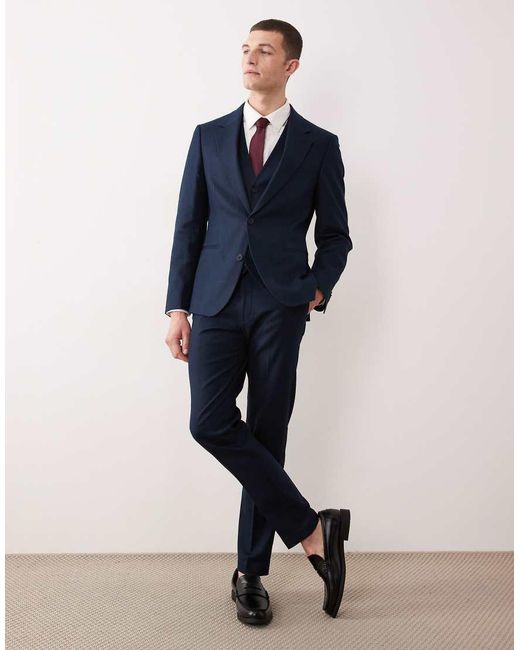 ASOS Blue Skinny Suit Jacket for men