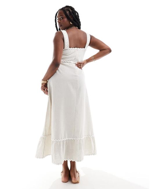 ASOS Asos Design Curve in het White