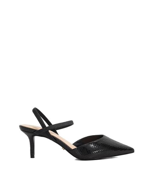 Dune Natural Wide Fit Classical Slingbacks
