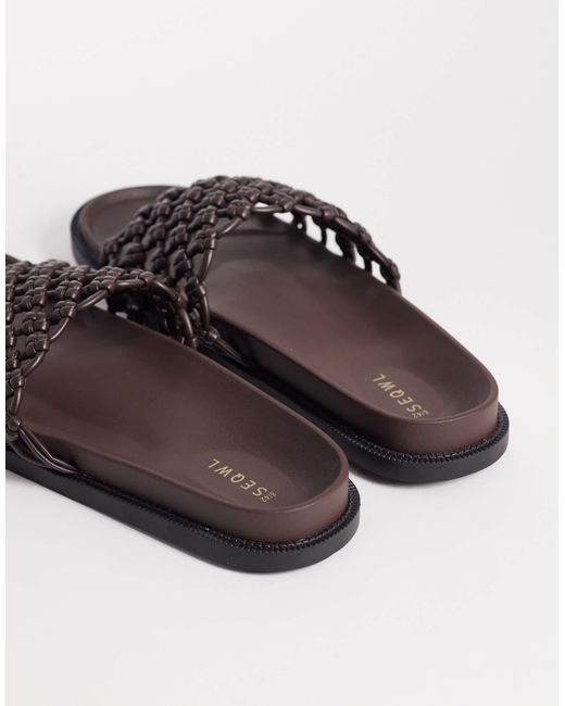 SEQWL – kidman – slider in Brown für Herren