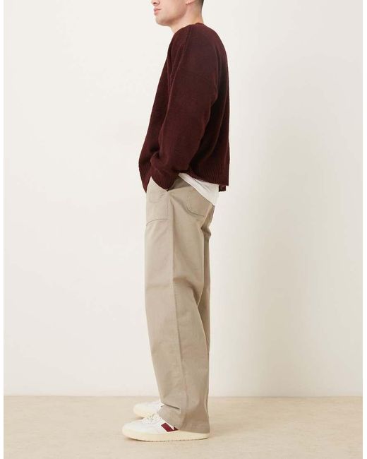 Calvin Klein Natural Barrel Utility Cargo Trousers for men