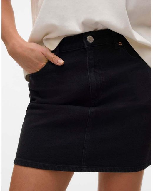 Vero Moda Black Denim Skirt