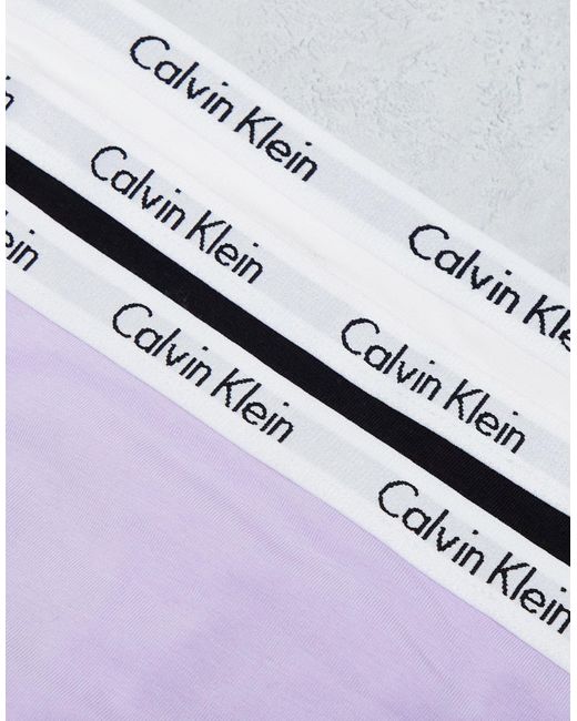 Calvin Klein Body Cotton 3 pack high waist thong