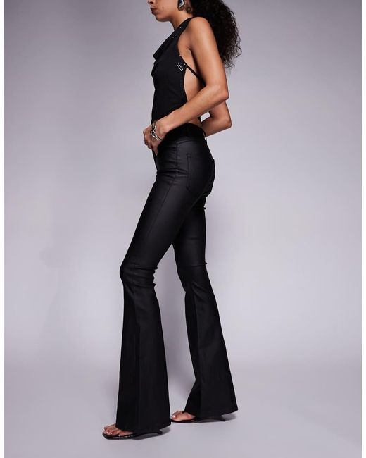 ASOS Blue Sculpting Super Stretch Flare