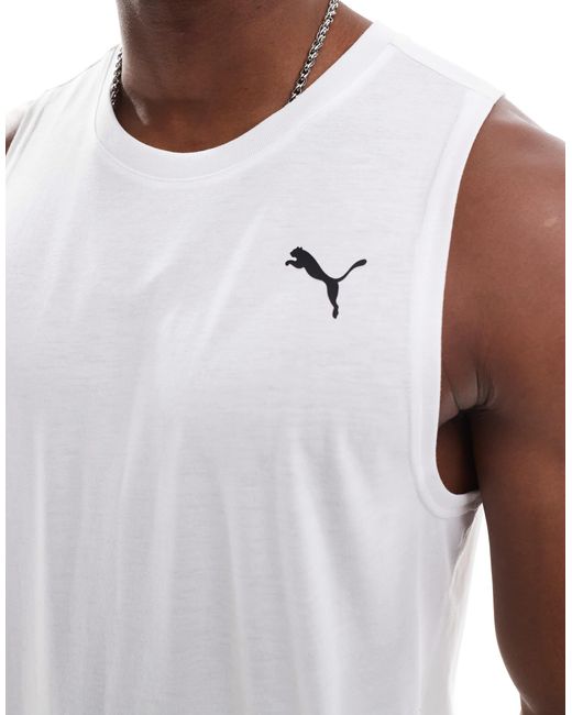 PUMA – tech – tanktop in White für Herren