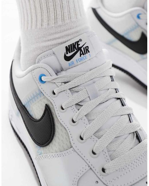 Nike Blue Air Force 1'07 Lv8 Trainers