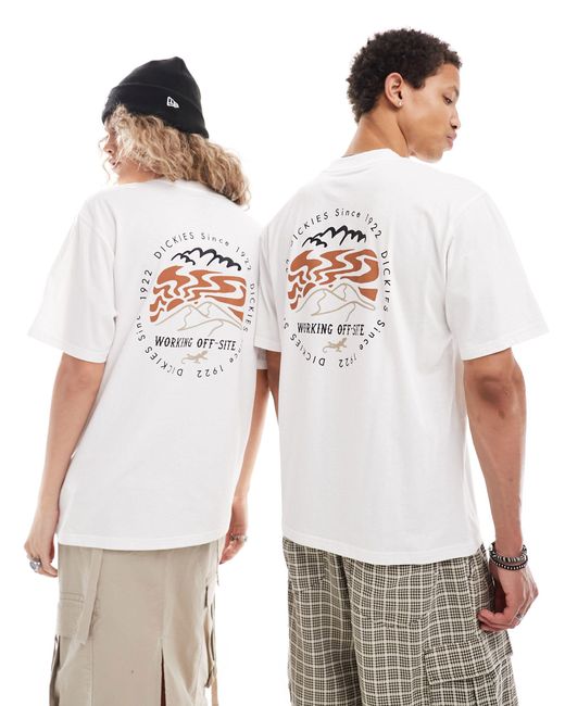Camiseta blanca con estampado en la espalda stanardsville Dickies de color White