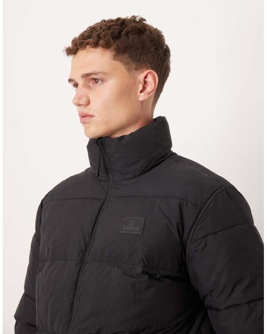 Piumino Isolante Con Logo di Timberland in Black da Uomo