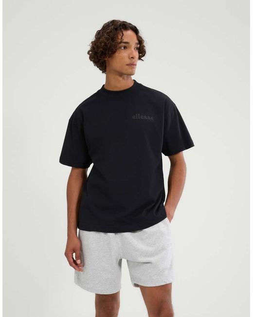 Ellesse Blue Entriamo Short Sleeve Graphic T-Shirt for men
