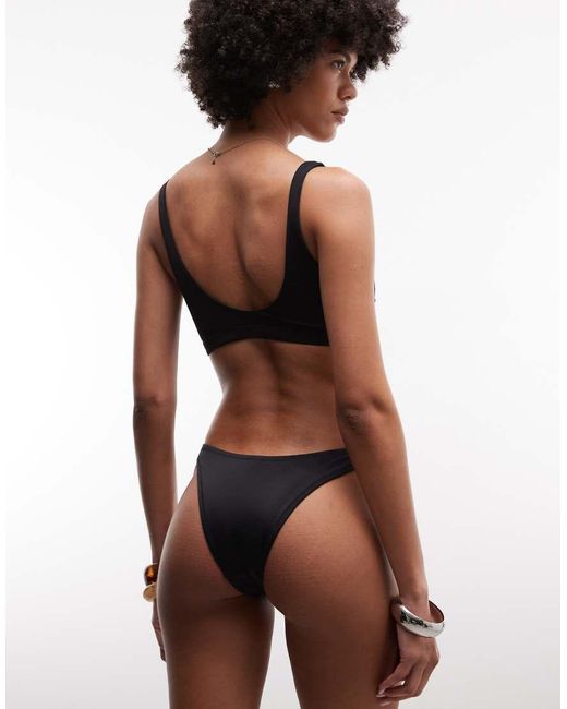 Weekday Black Brazilian Bikini Bottom Co-ord