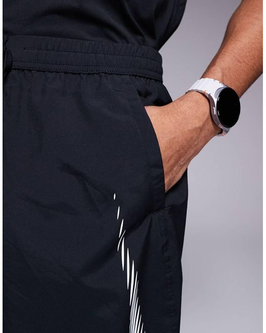 Nike Blue Form Dri-fit 9 Inch Shorts for men