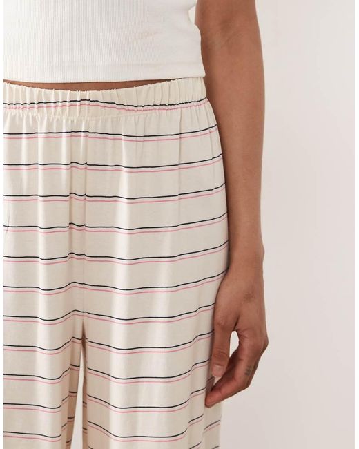 ASOS Brown Asos Design Tall Mix & Match Cotton Pajama Pants