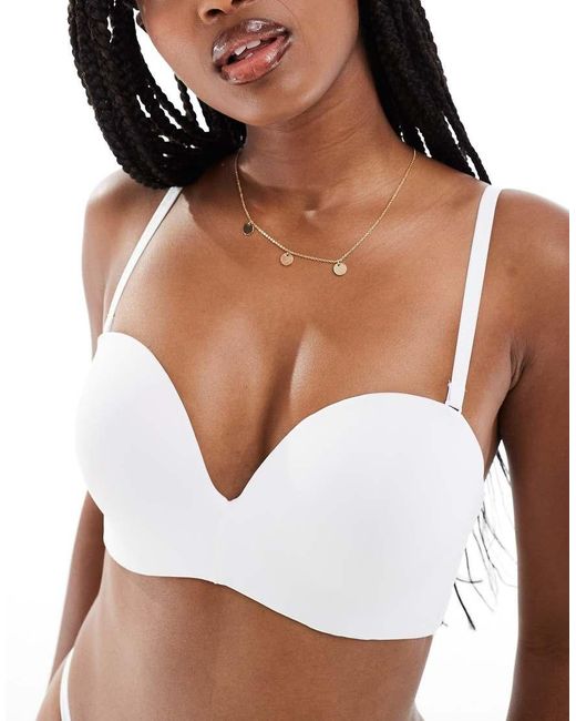 Boux Avenue Brown Strapless Microfibre Multiway Padded Bra