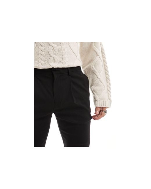 ASOS Smart Skinny Sweatpants in White for Men Lyst UK
