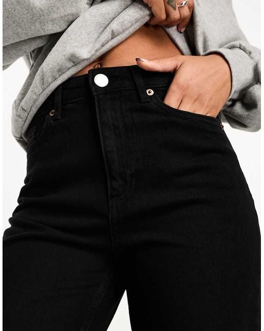 Vero Moda Black Tessa Wide Leg Jean