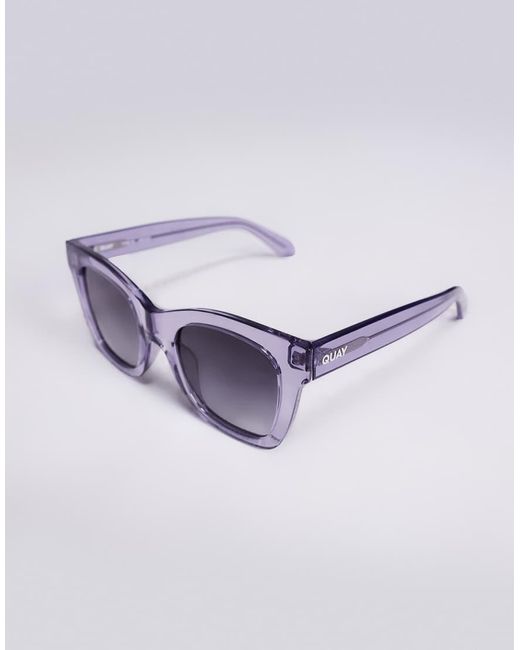 Quay Gray Quay Busy Busy Oversized Square Sunglasses