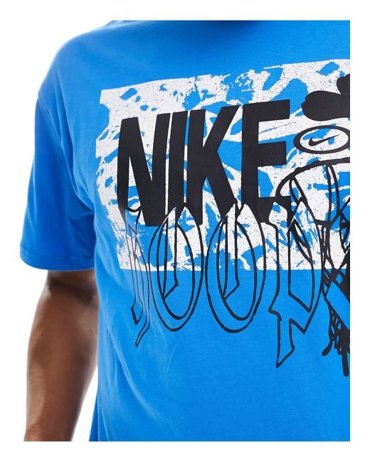 Nike Basketball Blue Icon M90 T-shirt for men
