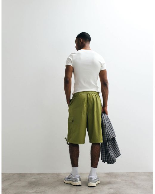Collusion Green Cargo Jort for men