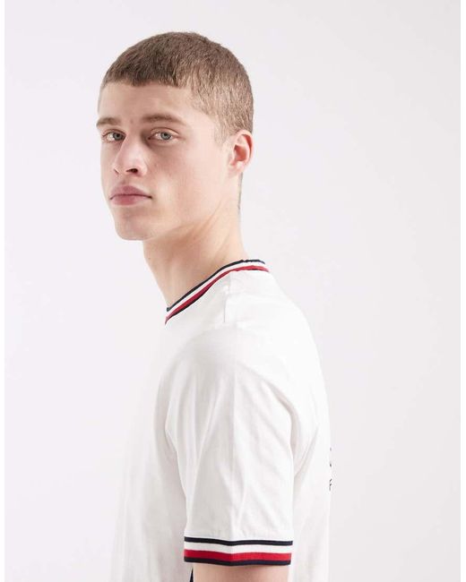 Tommy Hilfiger White X Cadillac F1 Replica T-Shirt for men