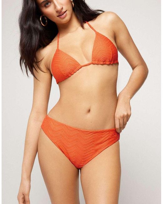 Tezenis Orange Sparkling Bikini Bottoms