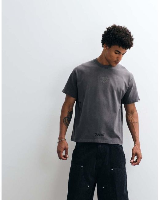 Aape By A Bathing Ape Black Aape By A Bathing Ape Oversized T-shirt for men