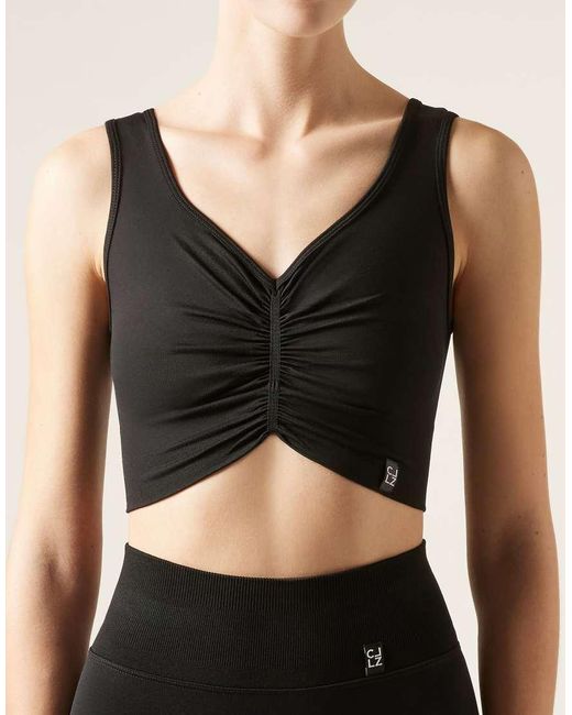 Calzedonia Black Scrunch Top