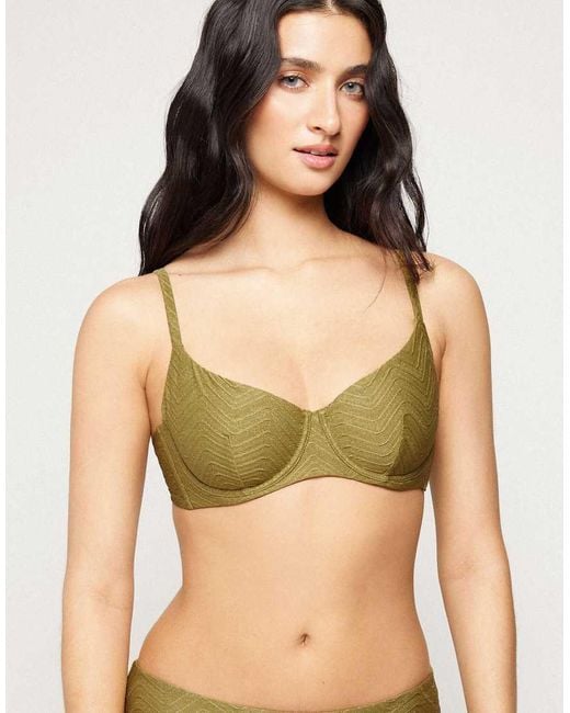 Tezenis Green Sparkling Bikini Top
