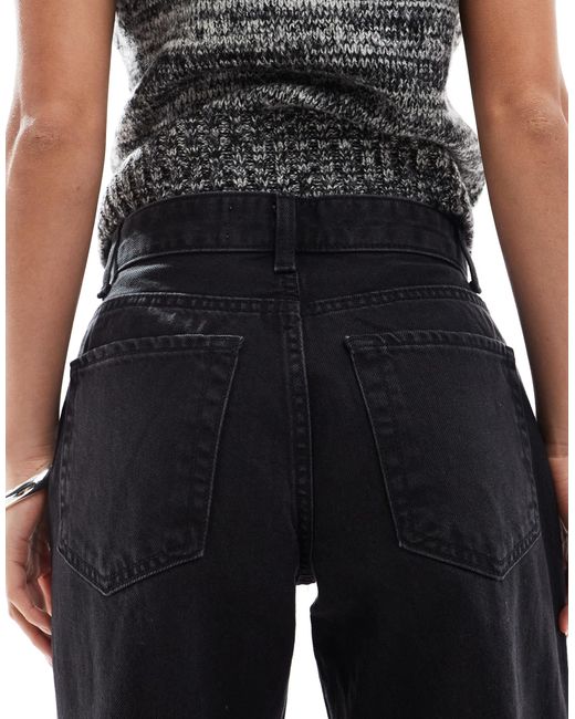 Jean large à taille haute style années 90 Bershka en coloris Blue