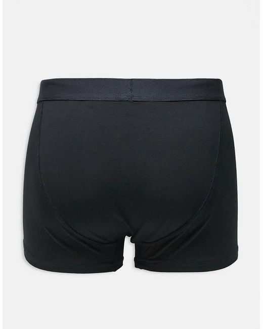 Topman Black 5 Pack Briefs for men