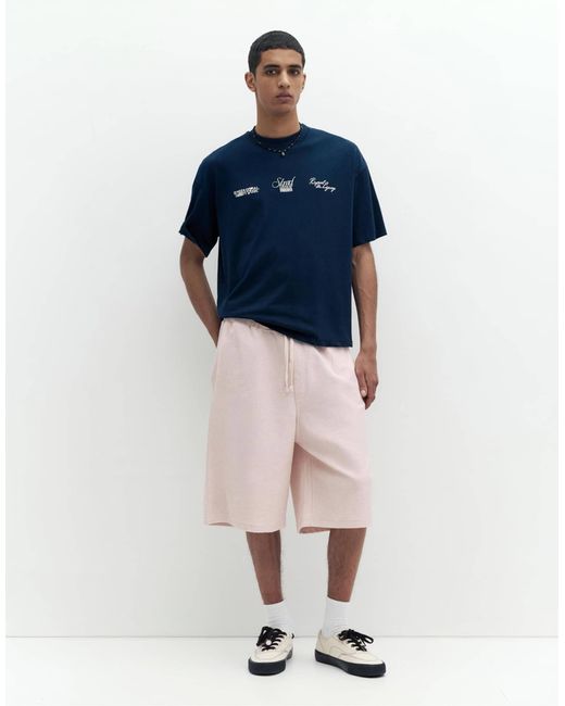 Pull&Bear – t-shirt in Blue für Herren