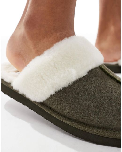 ASOS Brown Mule Slippers for men