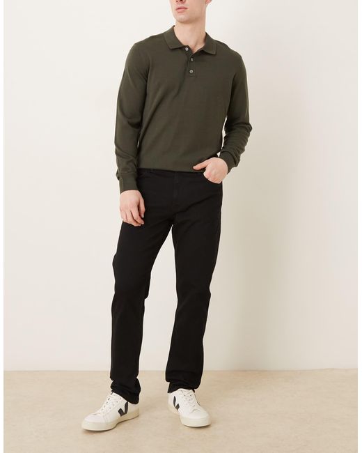 Mango – patrick – straight jeans in Natural für Herren