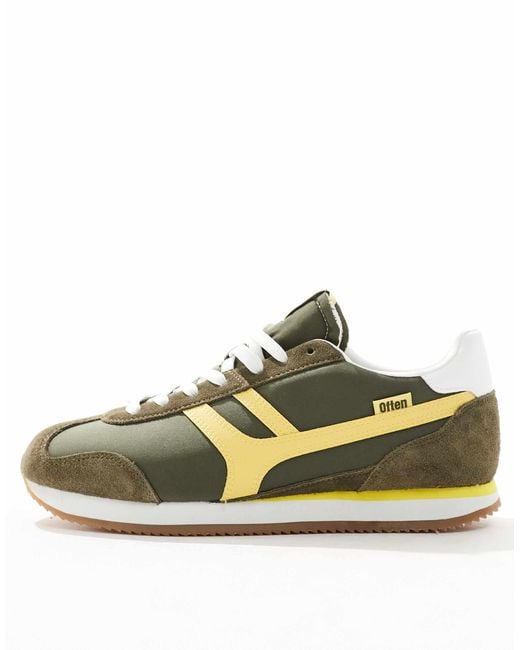 Baskets rétro avec semelle en caoutchouc Pull&Bear pour homme en coloris Blue