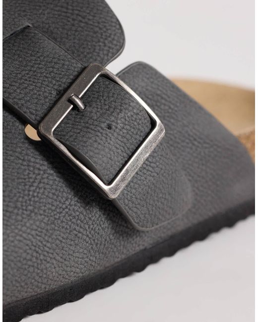 ASOS – pantoletten in Brown für Herren