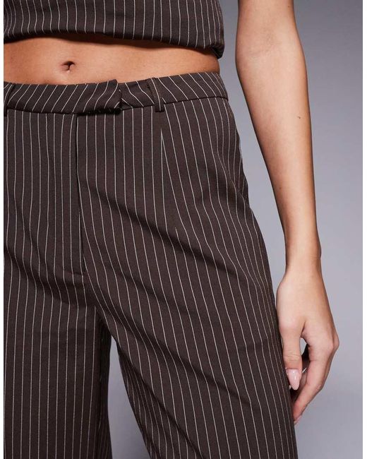 Kaiia Gray Exclusive Tailored Wide Leg Pants