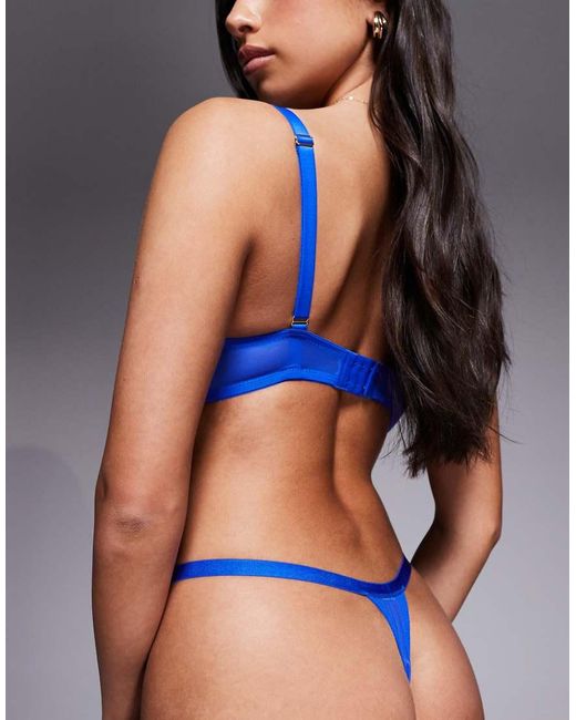 Ann Summers Blue Yours Truly Thong