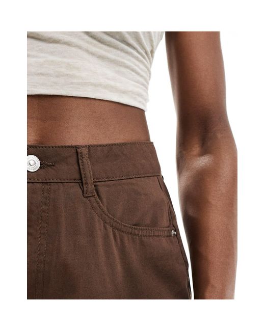 Pimkie Brown Cargo Pocket Detail Mini Skirt