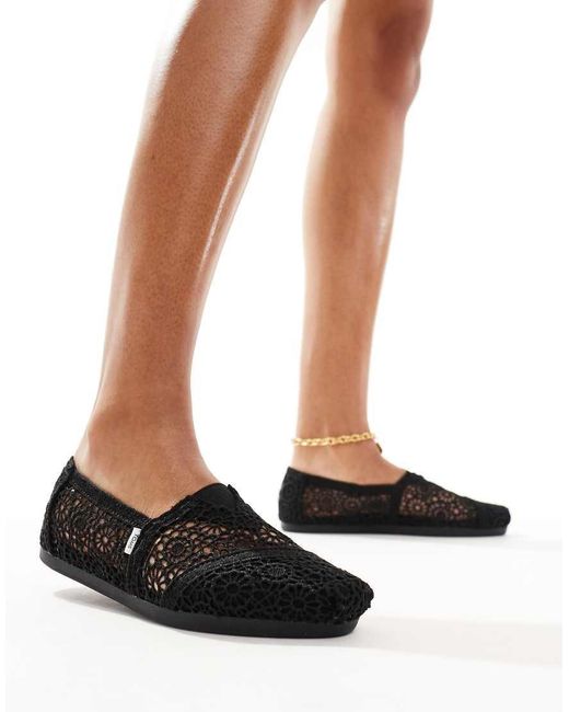 TOMS Black Alpargata Espadrilles