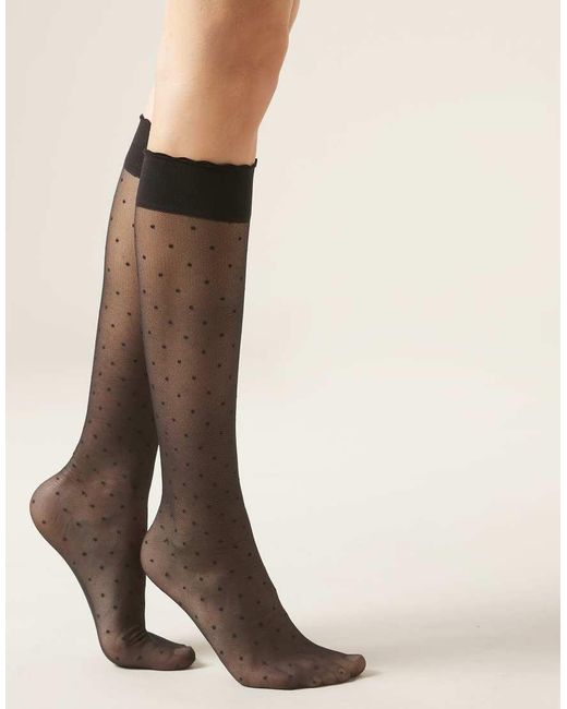 Calzedonia Natural Patterned Knee-High Socks