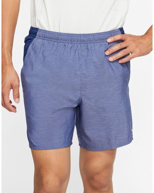 Nike – challenger – e 7-zoll-shorts in Blue für Herren